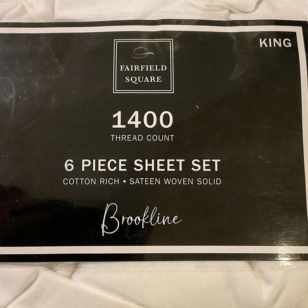 White 6 Piece Sheet Set